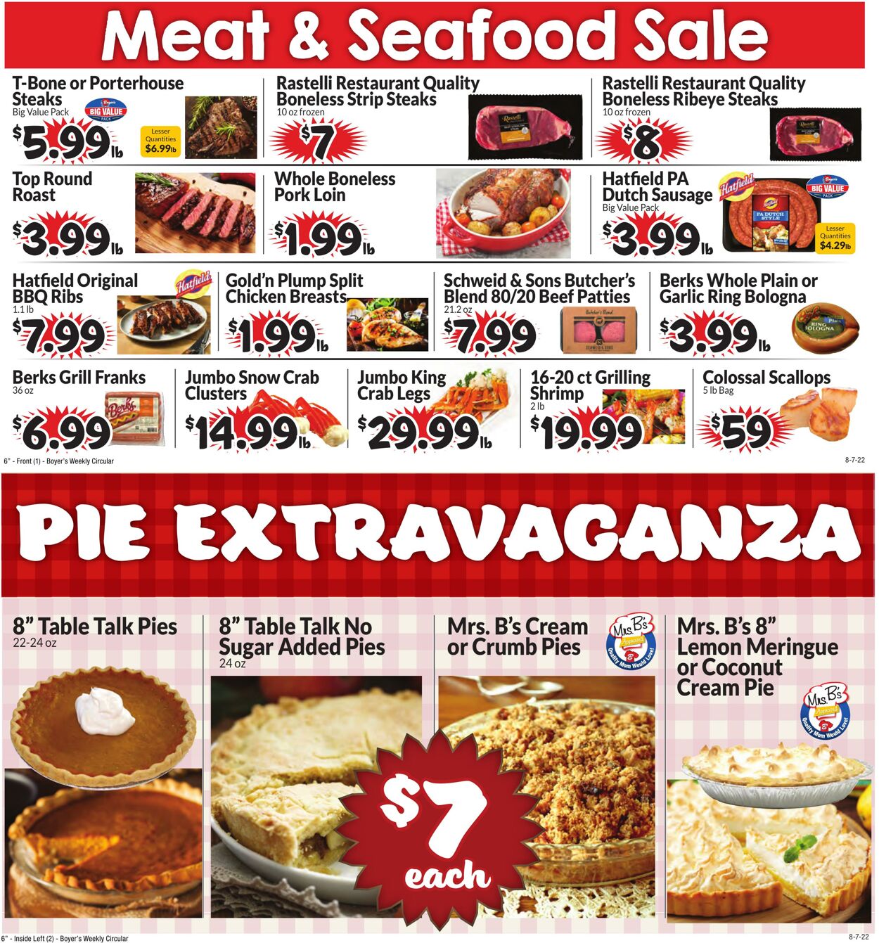 Weekly ad Boyer's 08/07/2022-08/13/2022