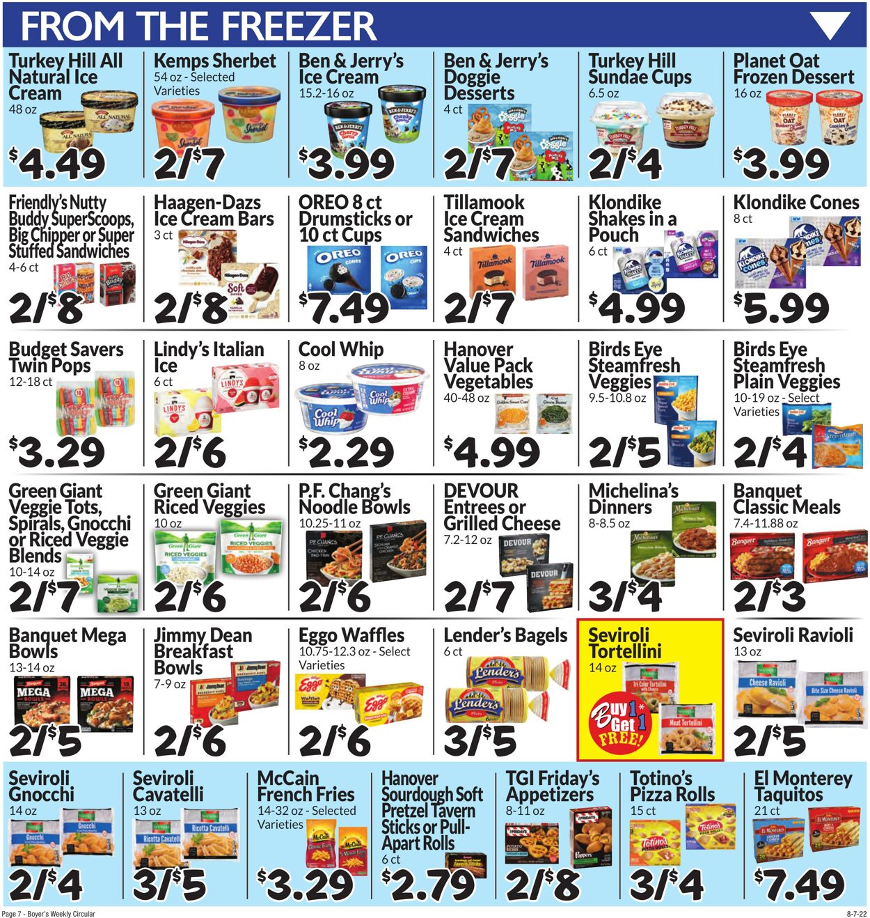 Weekly ad Boyer's 08/07/2022 - 08/13/2022
