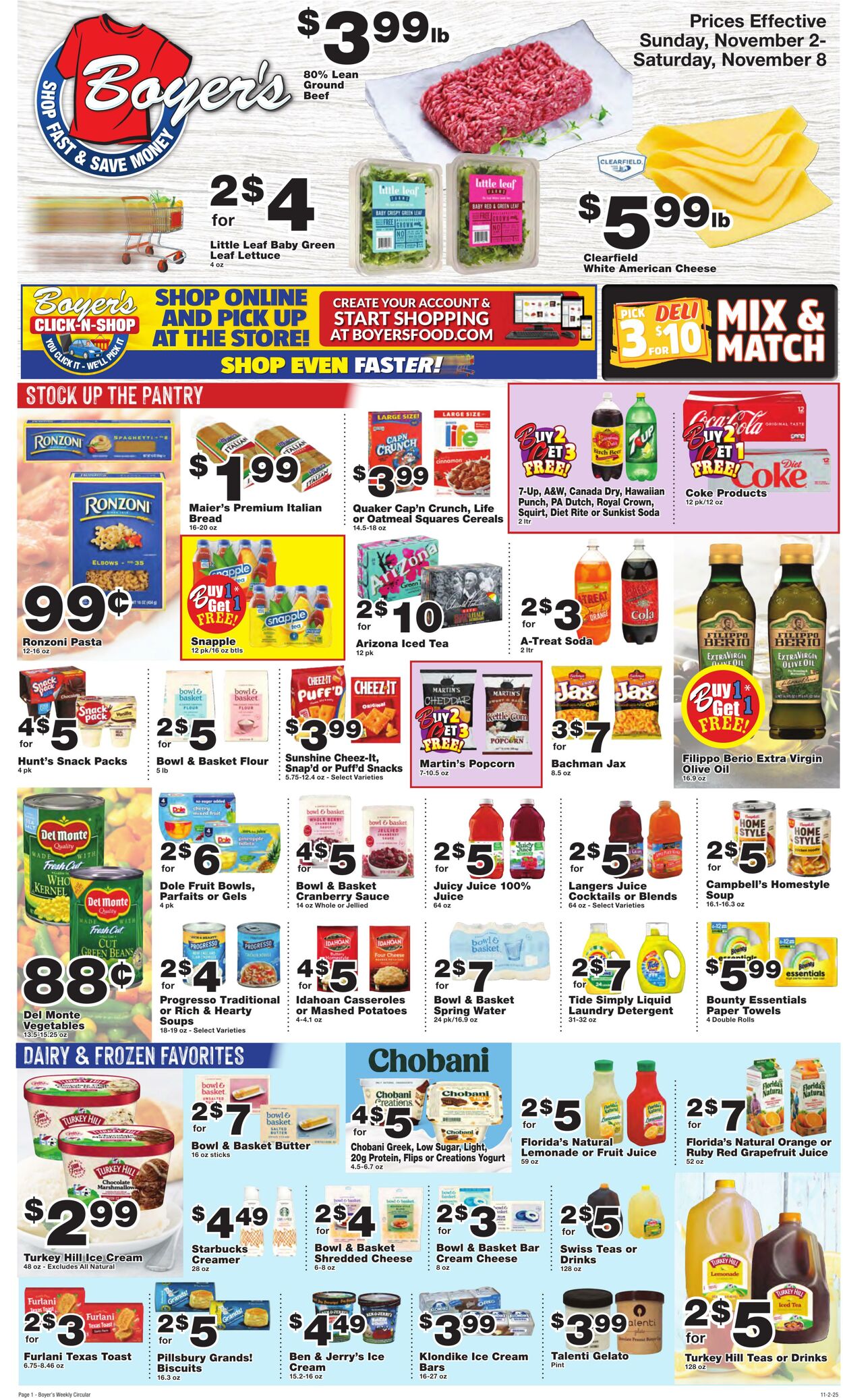 Weekly ad Boyer's 11/02/2025 - 11/08/2025