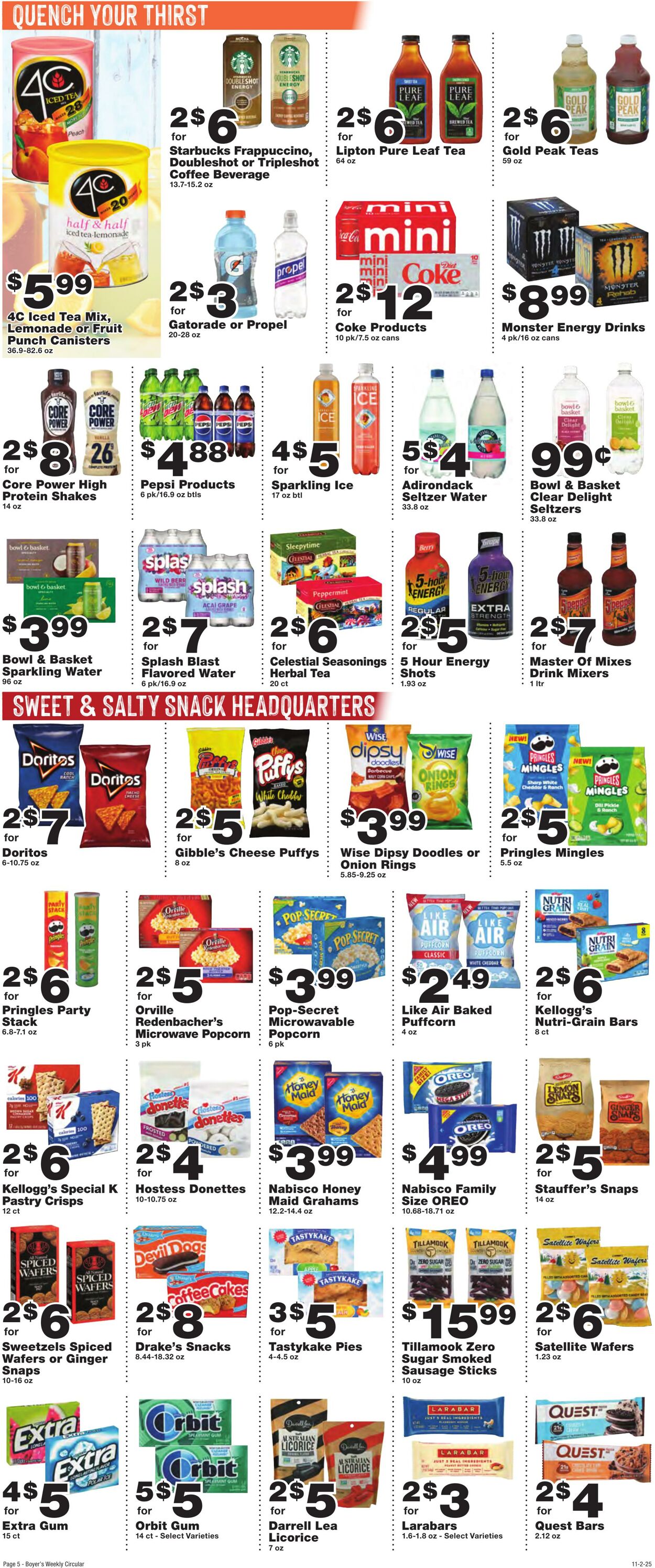 Weekly ad Boyer's 11/02/2025 - 11/08/2025