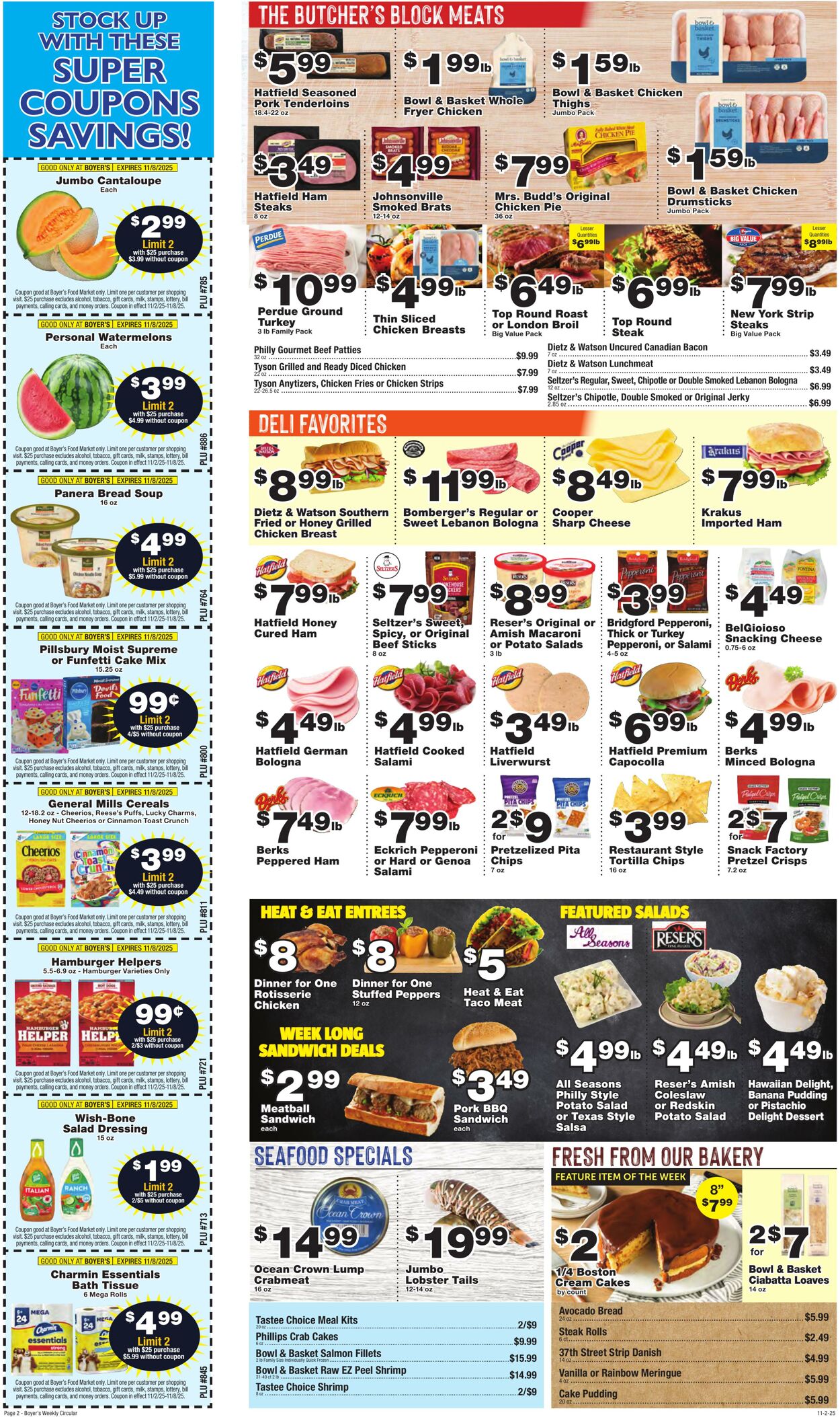 Weekly ad Boyer's 11/02/2025 - 11/08/2025