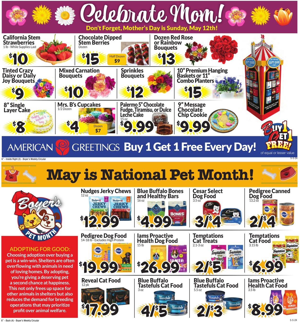 Weekly ad Boyer's 05/05/2024 - 05/11/2024