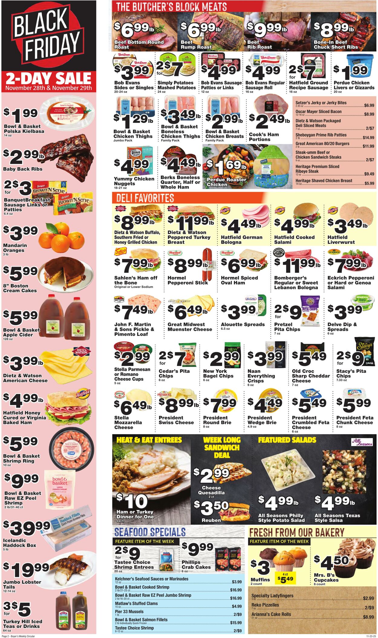 Weekly ad Boyer's 11/23/2025 - 11/29/2025