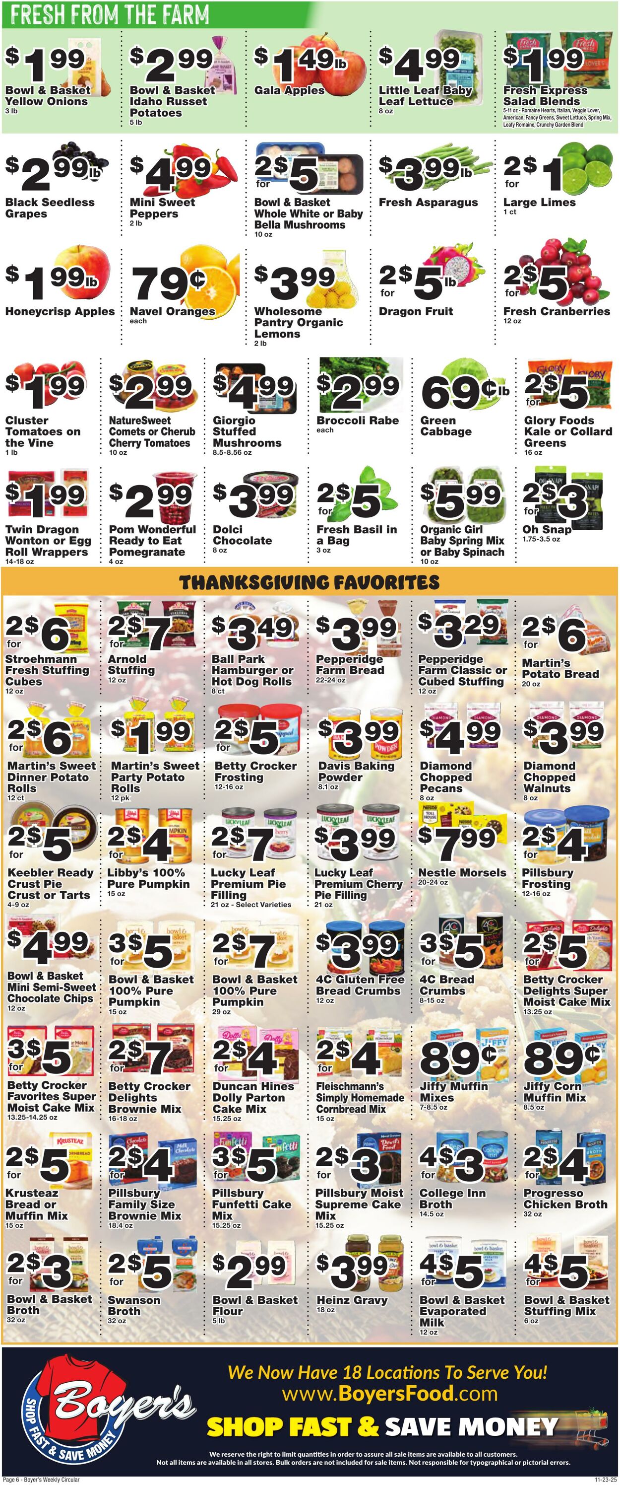 Weekly ad Boyer's 11/23/2025 - 11/29/2025
