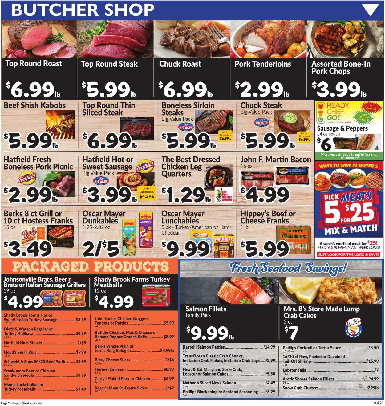 Weekly ad Boyer's 09/08/2024 - 09/14/2024