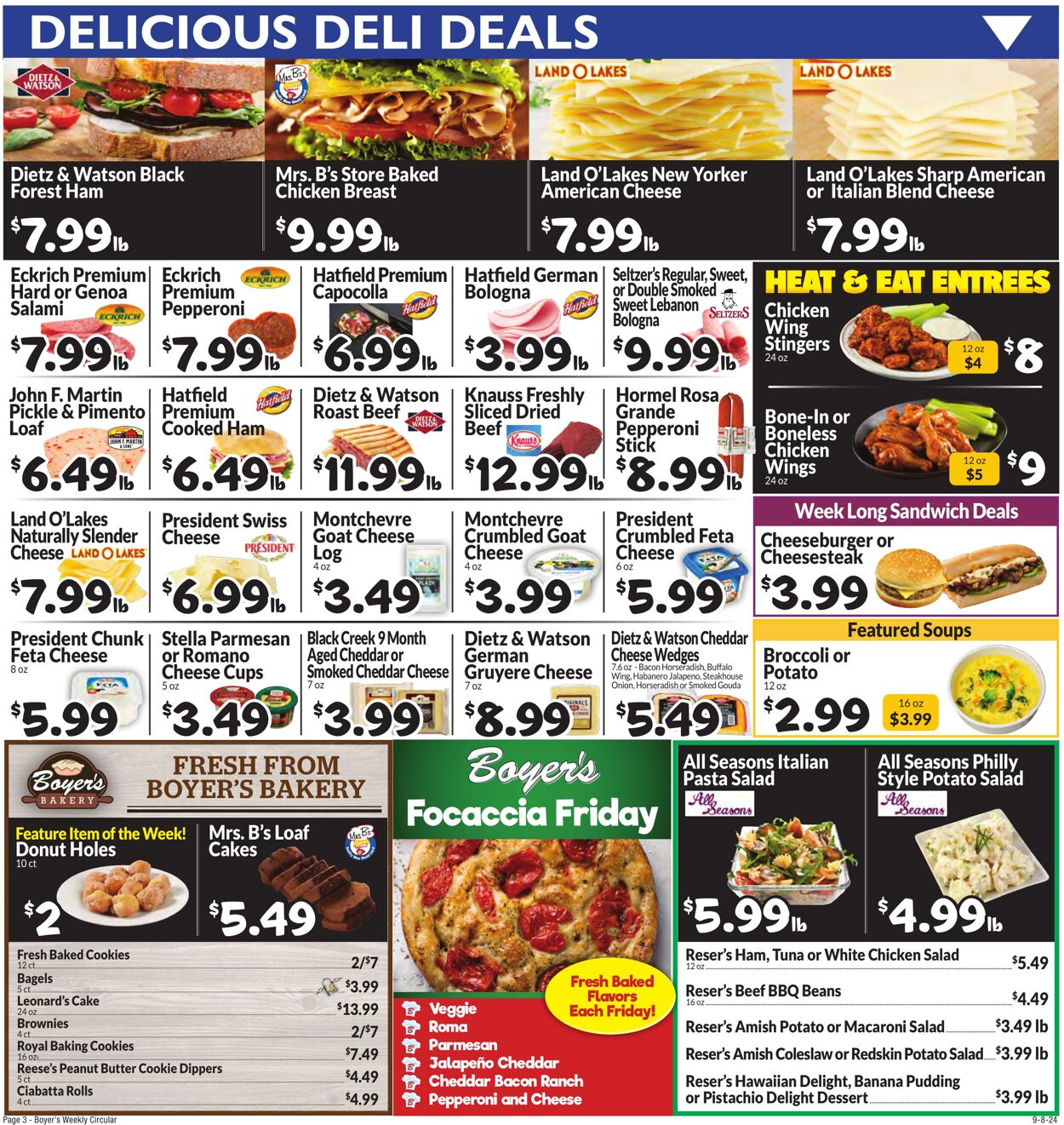 Weekly ad Boyer's 09/08/2024 - 09/14/2024