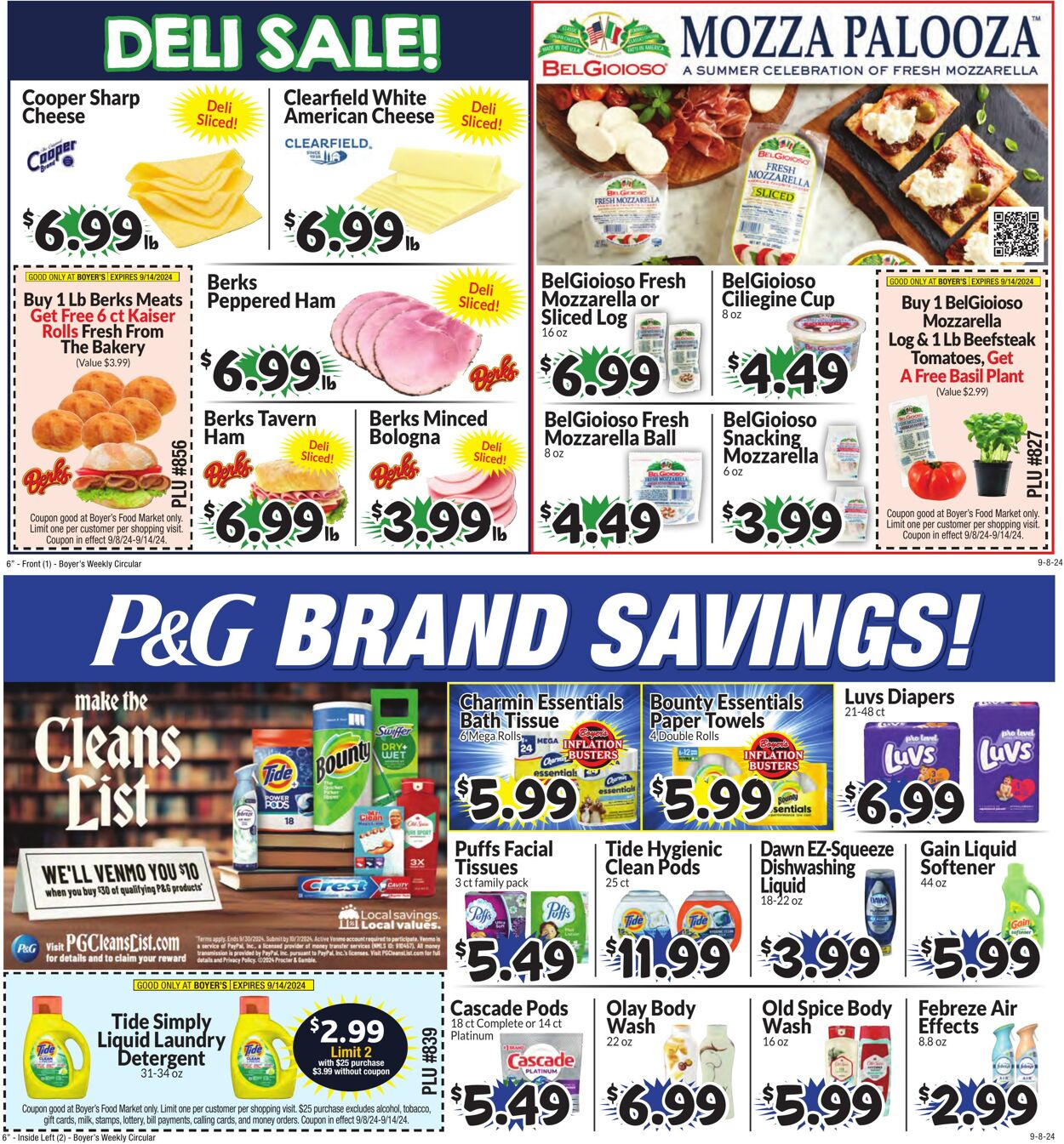 Weekly ad Boyer's 09/08/2024 - 09/14/2024