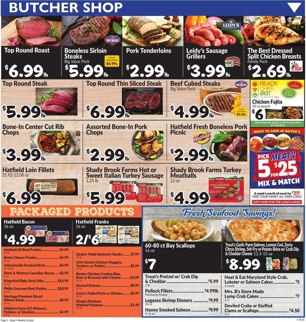 Weekly ad Boyer's 01/19/2025 - 01/25/2025