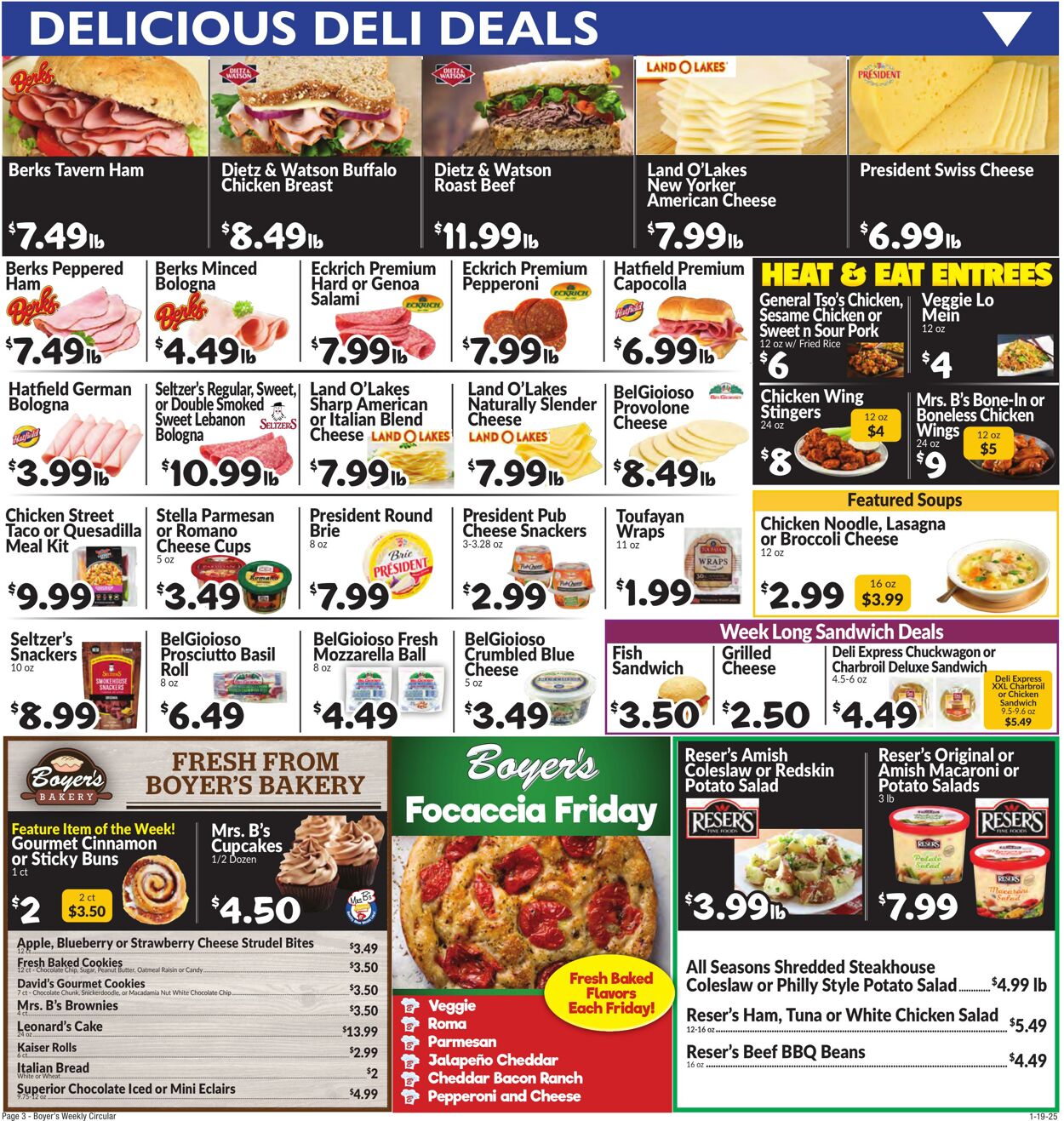 Weekly ad Boyer's 01/19/2025 - 01/25/2025