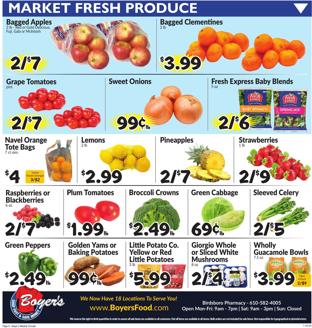 Weekly ad Boyer's 01/19/2025 - 01/25/2025