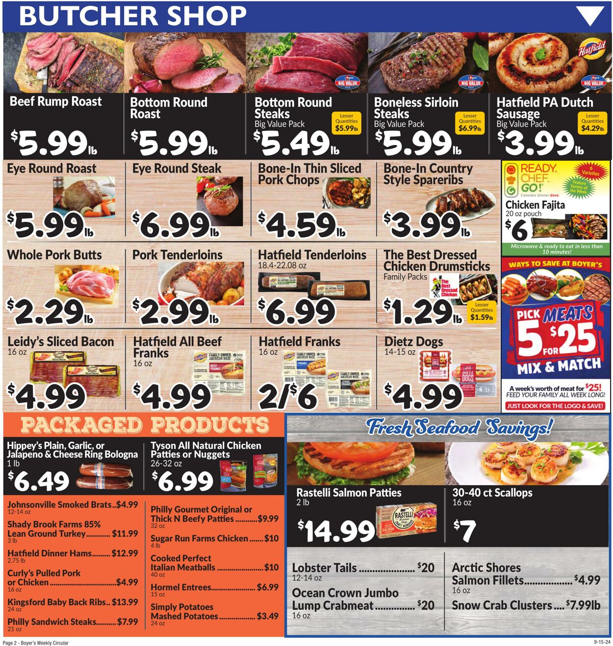 Weekly ad Boyer's 09/15/2024 - 09/21/2024