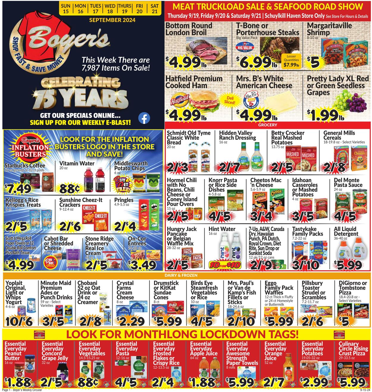 Weekly ad Boyer's 09/15/2024 - 09/21/2024