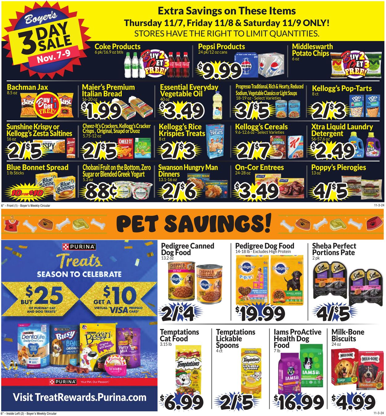 Weekly ad Boyer's 11/03/2024 - 11/09/2024