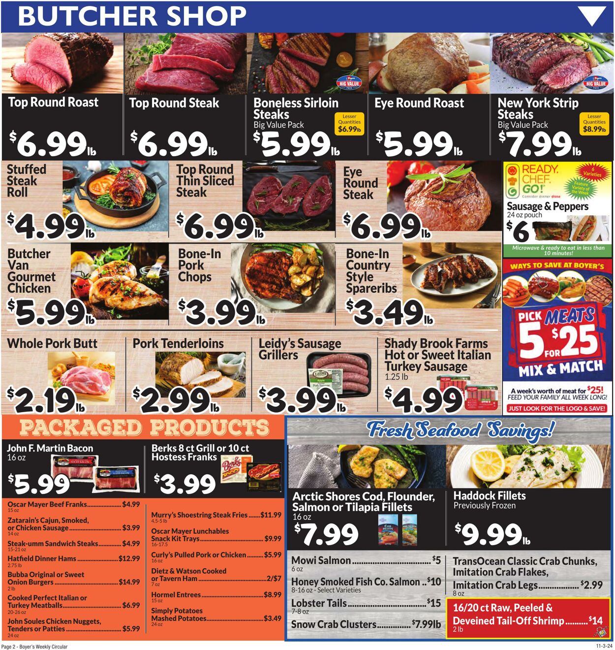 Weekly ad Boyer's 11/03/2024 - 11/09/2024