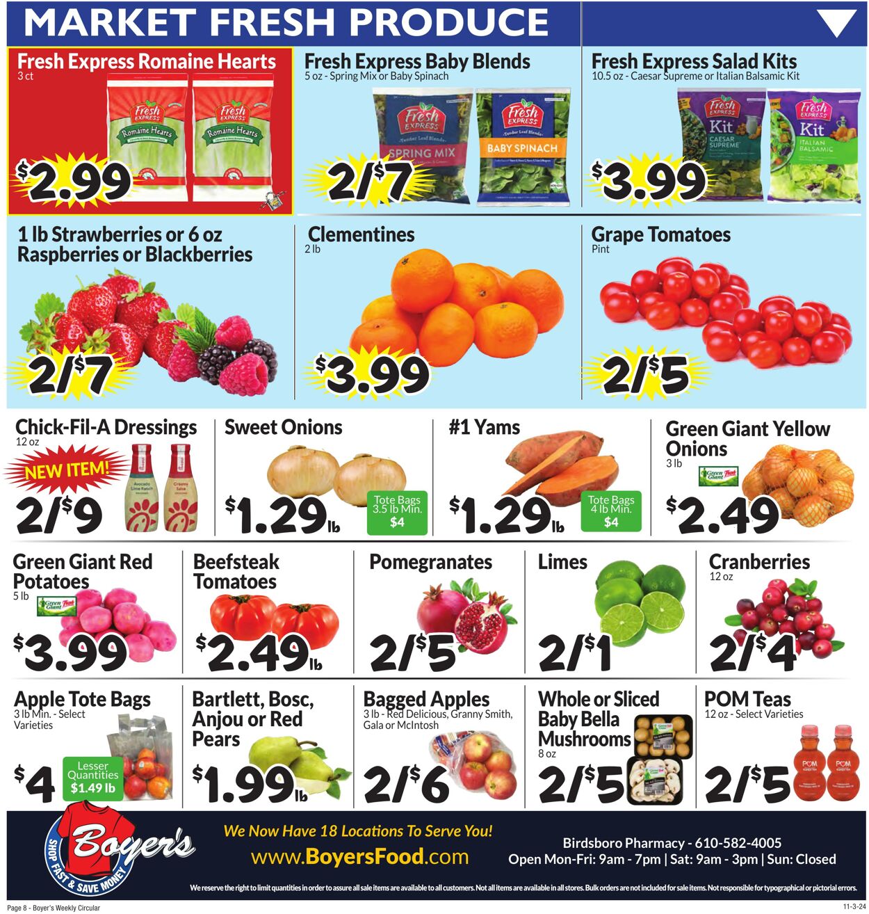 Weekly ad Boyer's 11/03/2024 - 11/09/2024