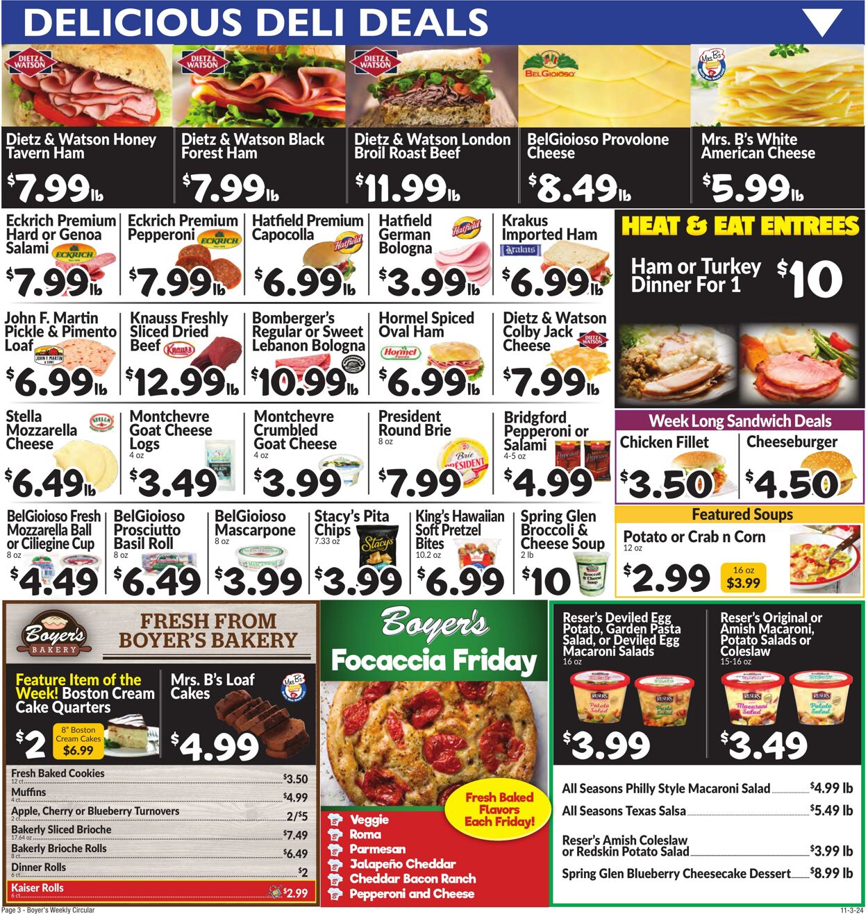 Weekly ad Boyer's 11/03/2024 - 11/09/2024