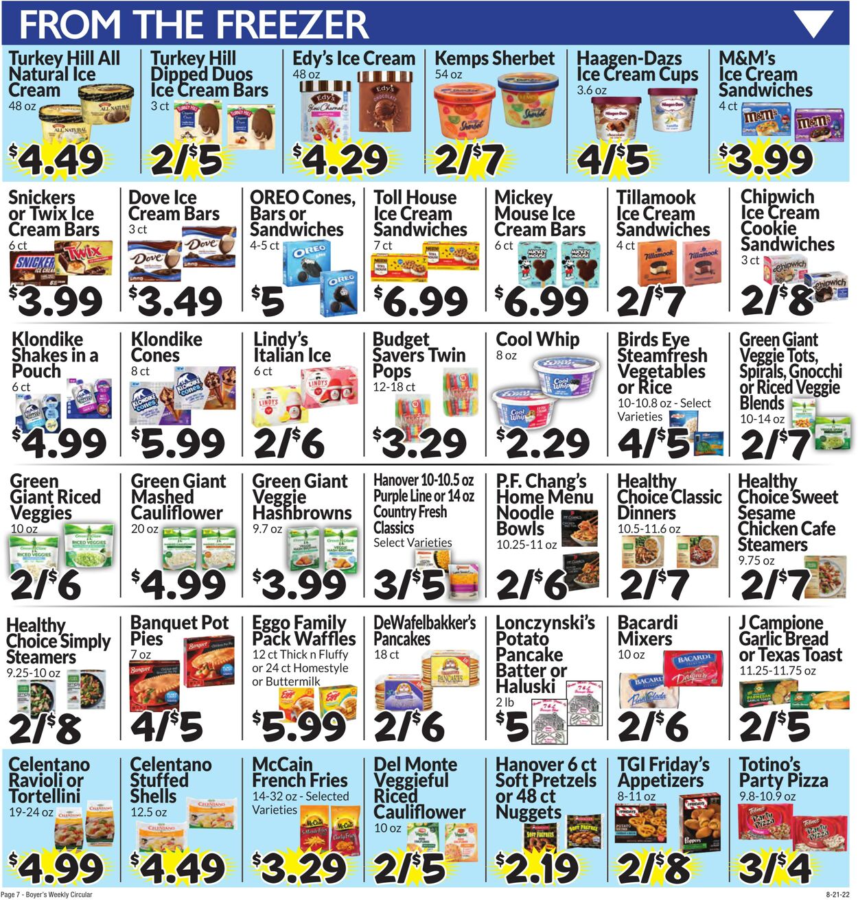 Weekly ad Boyer's 08/21/2022 - 08/27/2022