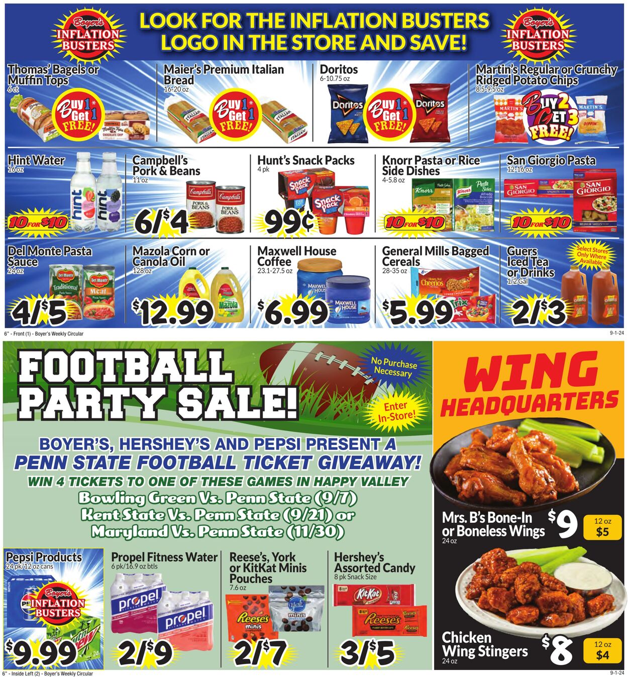 Weekly ad Boyer's 09/01/2024 - 09/07/2024