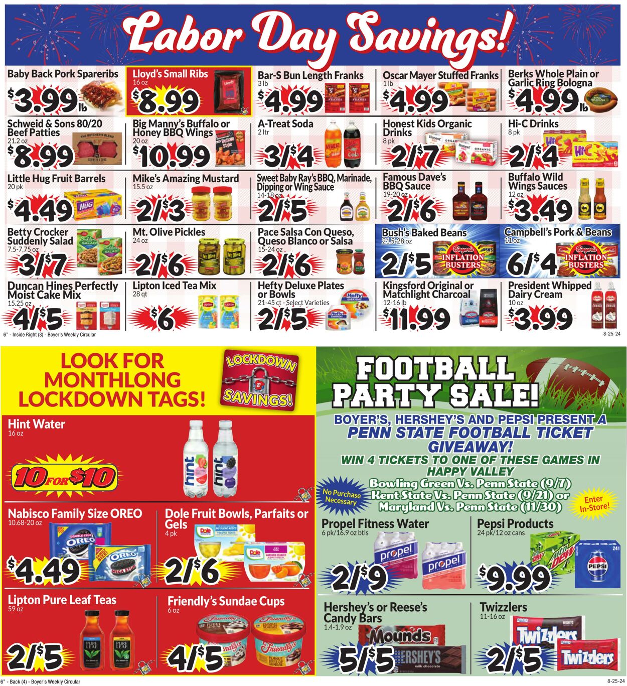 Weekly ad Boyer's 08/25/2024 - 08/31/2024