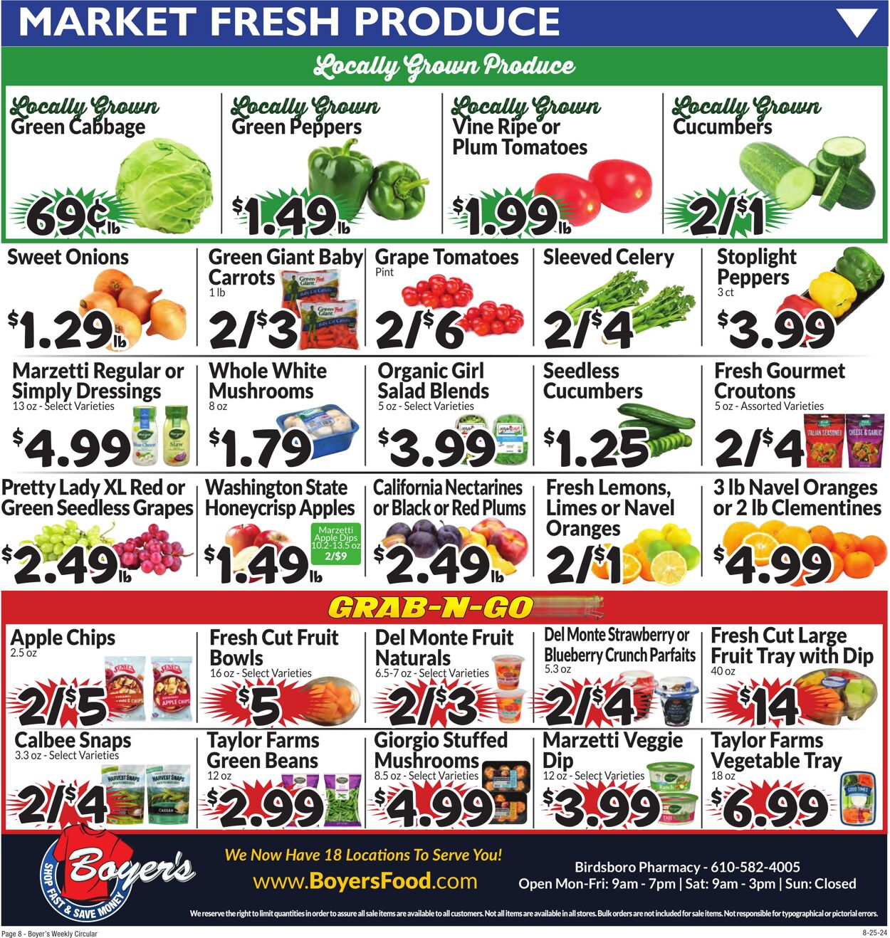 Weekly ad Boyer's 08/25/2024 - 08/31/2024