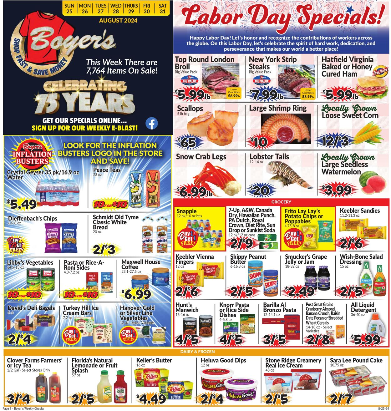 Weekly ad Boyer's 08/25/2024 - 08/31/2024