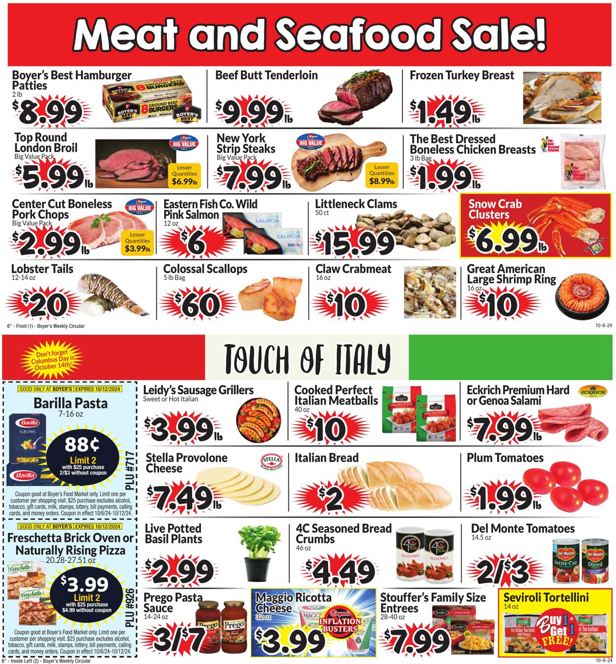 Weekly ad Boyer's 10/06/2024 - 10/12/2024