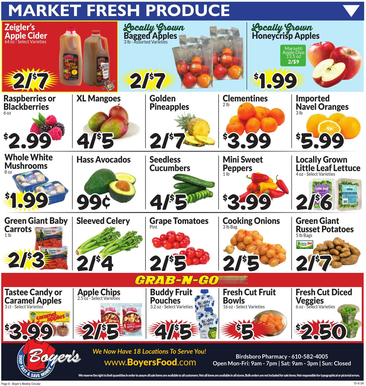 Weekly ad Boyer's 10/06/2024 - 10/12/2024