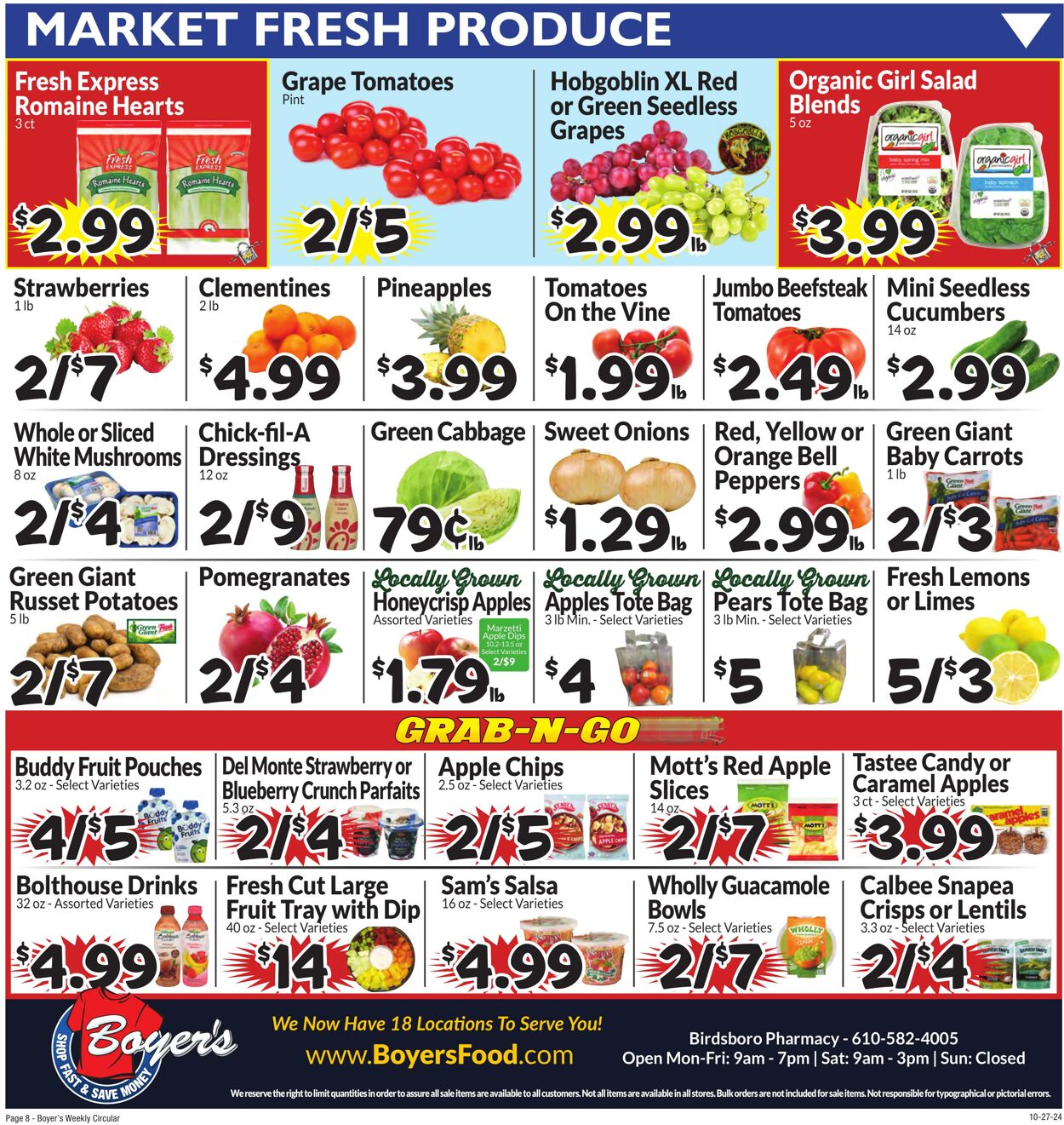 Weekly ad Boyer's 10/27/2024 - 11/02/2024