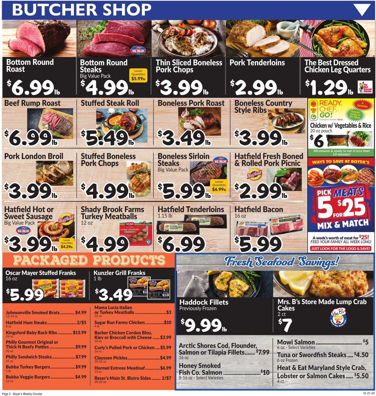 Weekly ad Boyer's 10/27/2024 - 11/02/2024