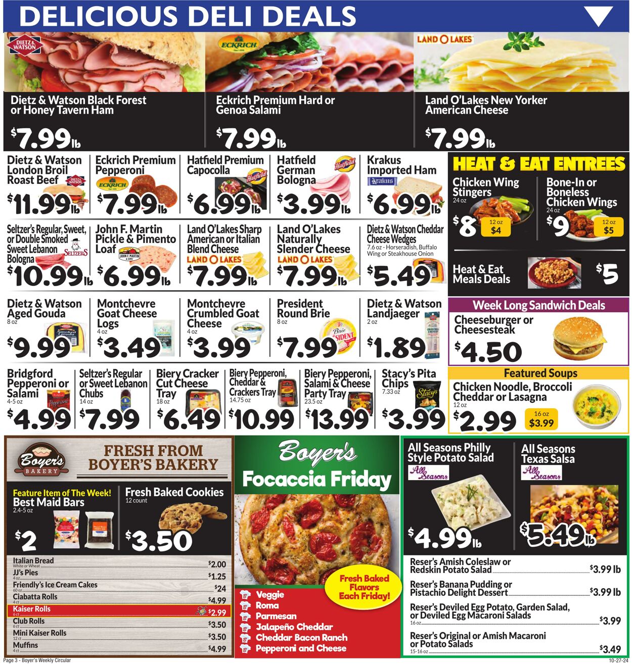 Weekly ad Boyer's 10/27/2024 - 11/02/2024