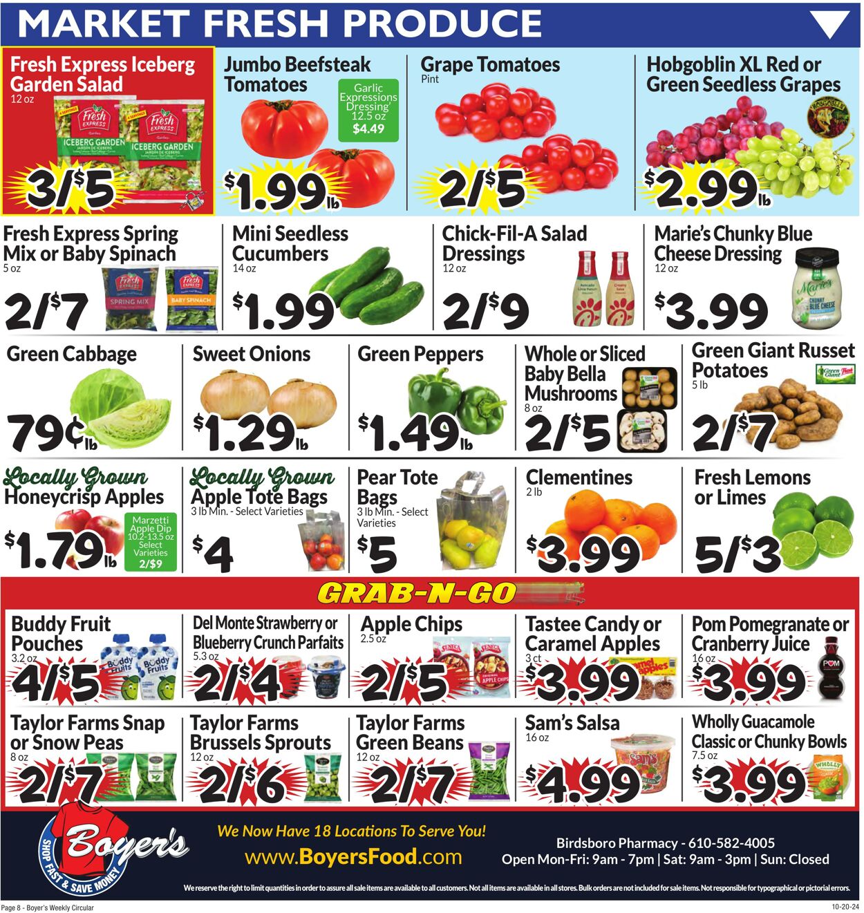 Weekly ad Boyer's 10/20/2024 - 10/26/2024