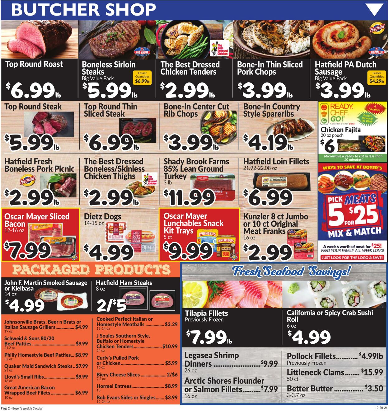 Weekly ad Boyer's 10/20/2024 - 10/26/2024