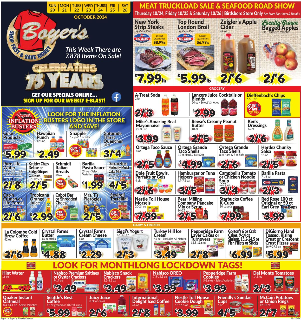 Weekly ad Boyer's 10/20/2024 - 10/26/2024