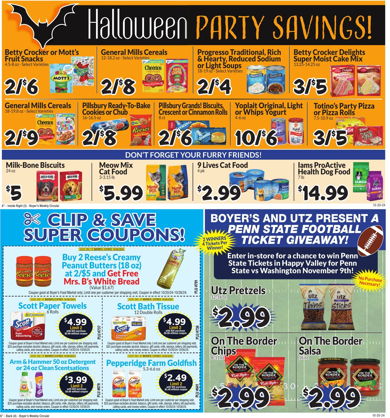 Weekly ad Boyer's 10/20/2024 - 10/26/2024