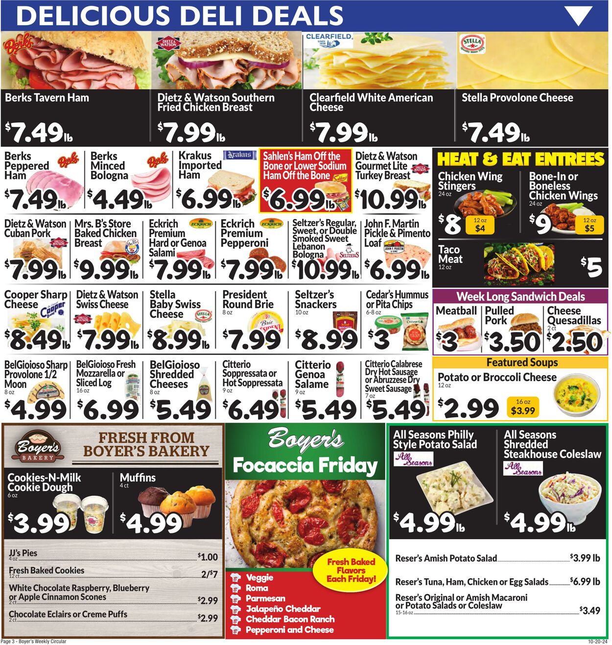 Weekly ad Boyer's 10/20/2024 - 10/26/2024