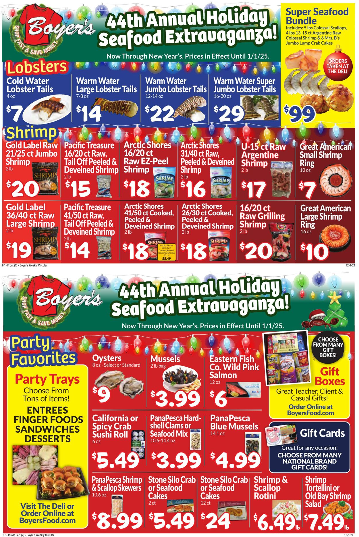 Weekly ad Boyer's 12/01/2024 - 12/07/2024