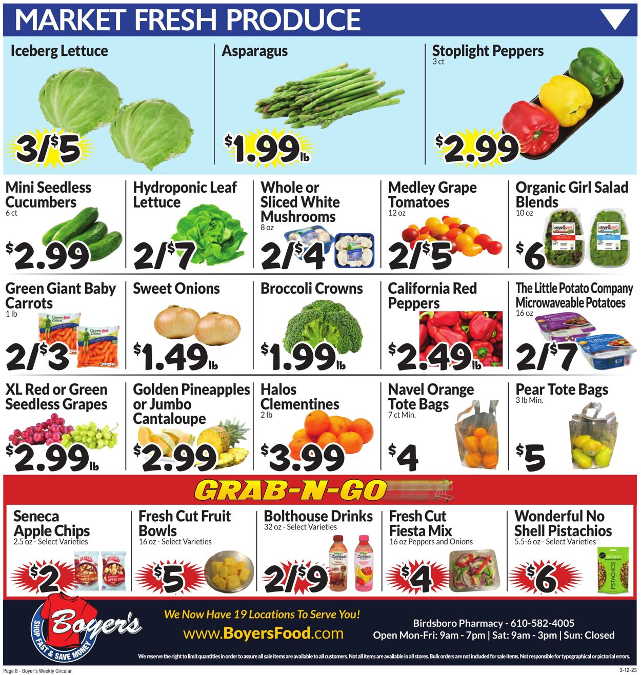 Weekly ad Boyer's 03/12/2023 - 03/18/2023