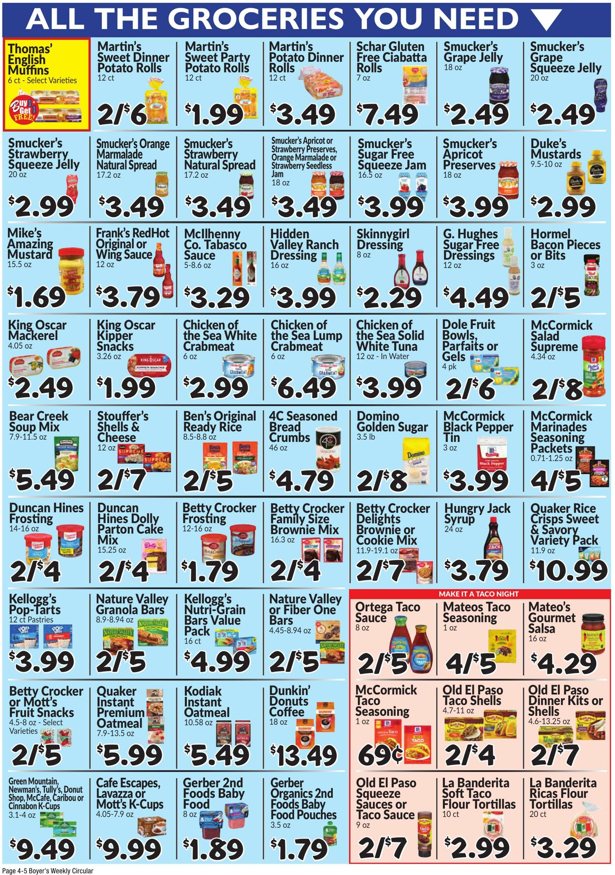Weekly ad Boyer's 08/17/2025 - 08/23/2025