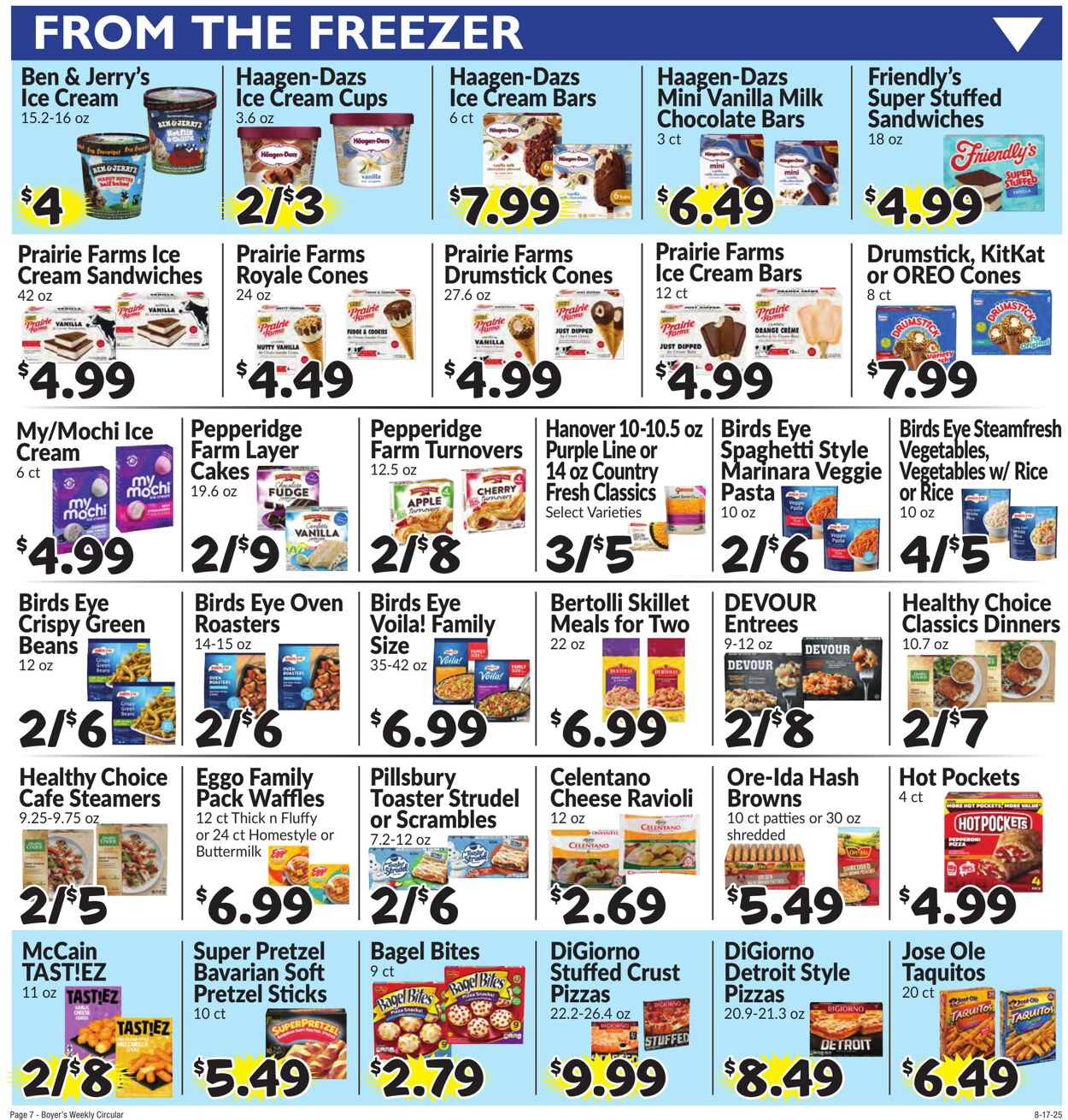 Weekly ad Boyer's 08/17/2025 - 08/23/2025