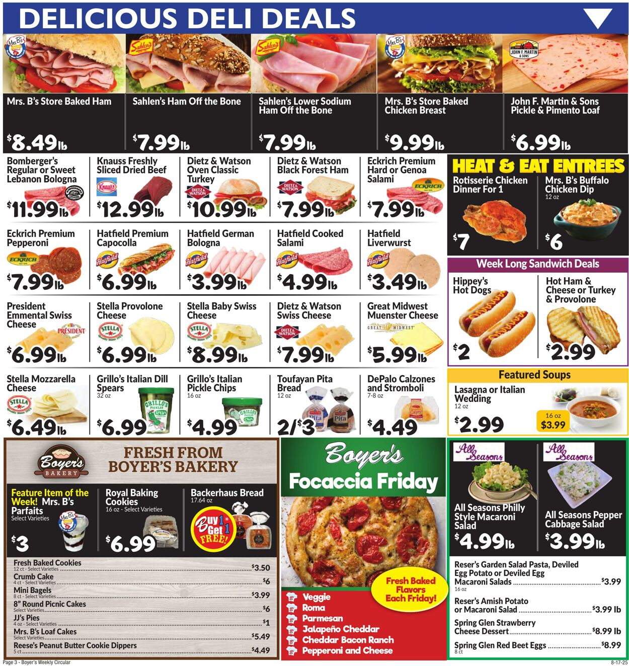 Weekly ad Boyer's 08/17/2025 - 08/23/2025