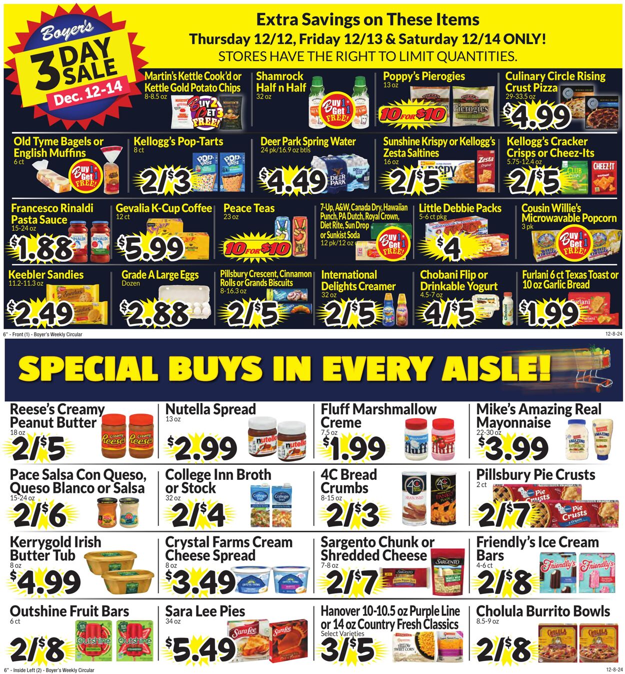 Weekly ad Boyer's 12/08/2024 - 12/14/2024