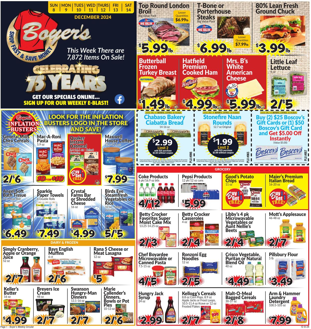 Weekly ad Boyer's 12/08/2024 - 12/14/2024