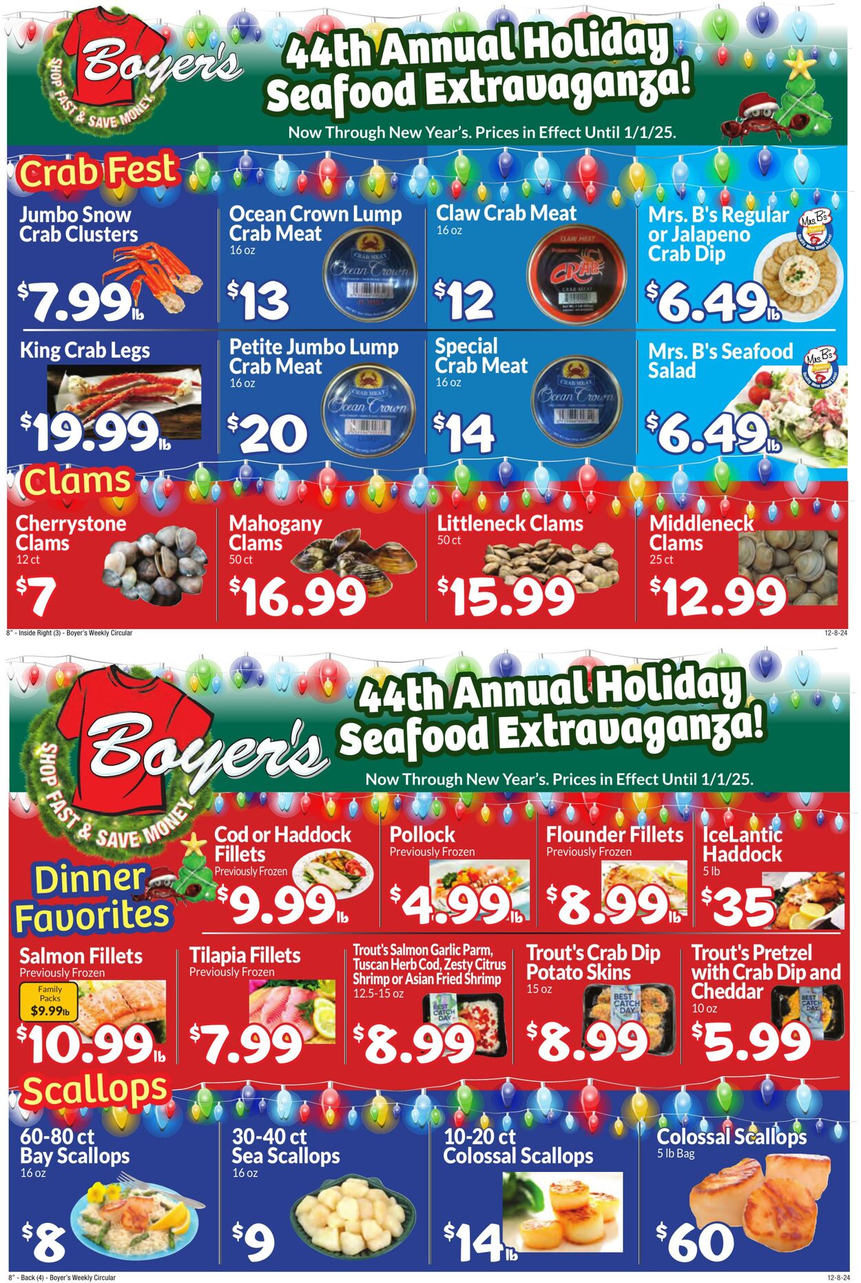 Weekly ad Boyer's 12/08/2024 - 12/14/2024