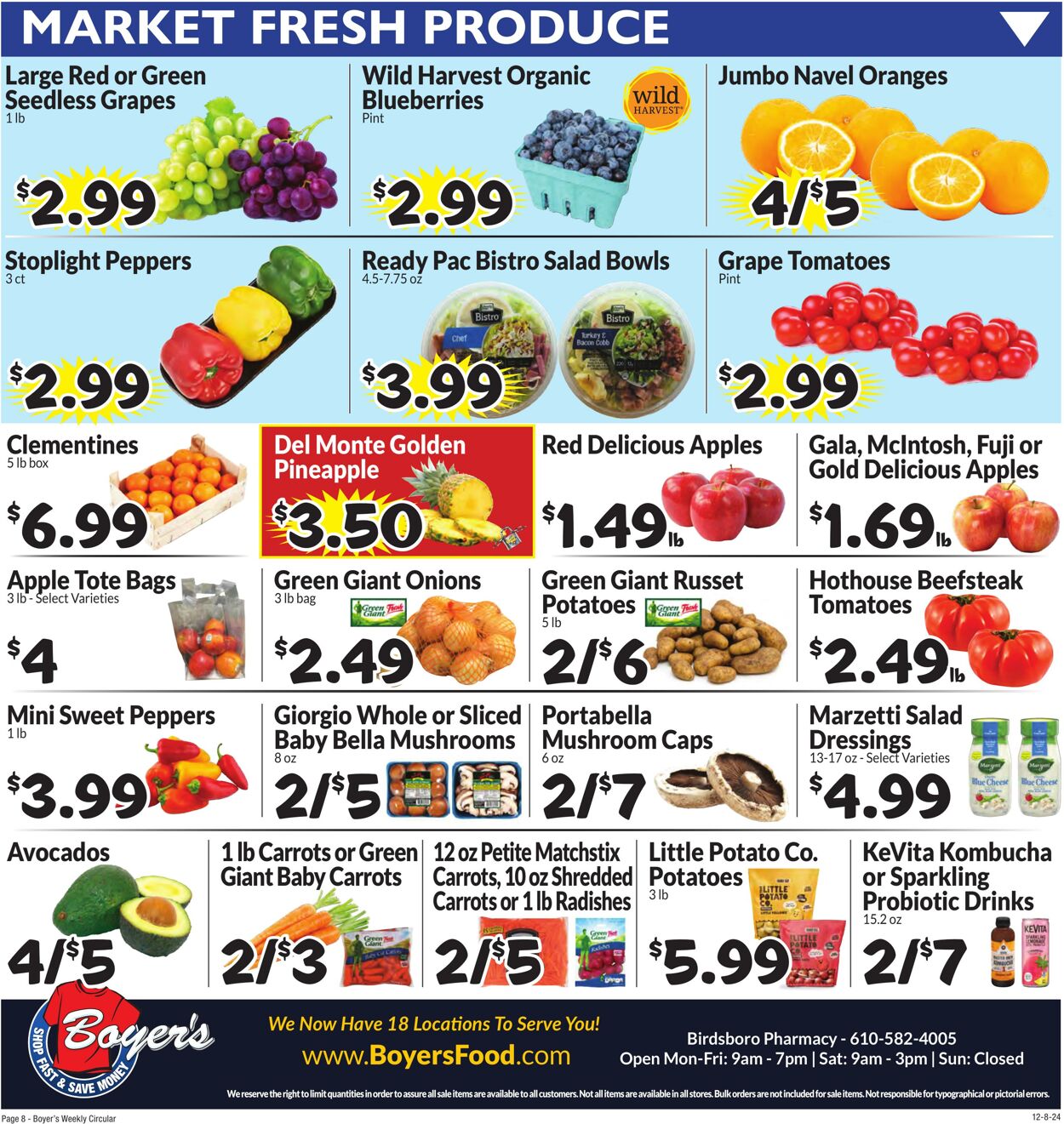 Weekly ad Boyer's 12/08/2024 - 12/14/2024