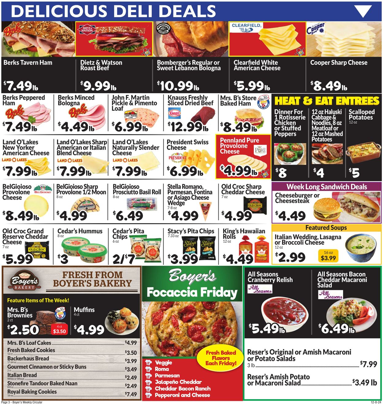 Weekly ad Boyer's 12/08/2024 - 12/14/2024