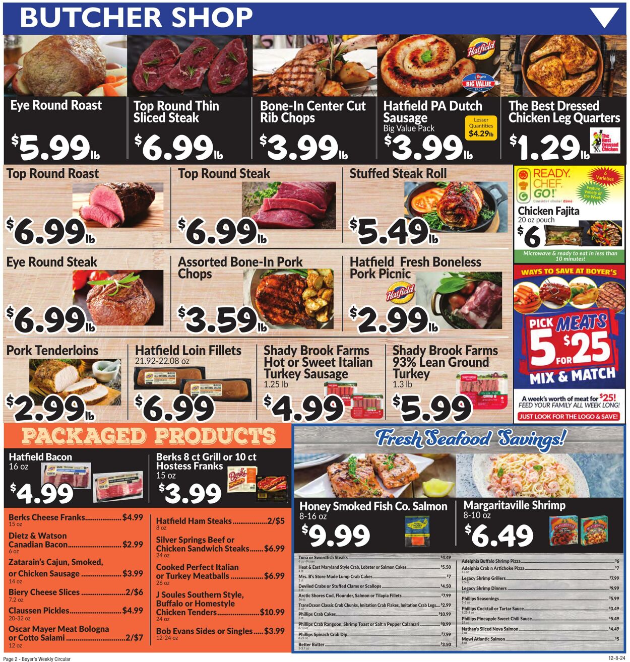 Weekly ad Boyer's 12/08/2024 - 12/14/2024