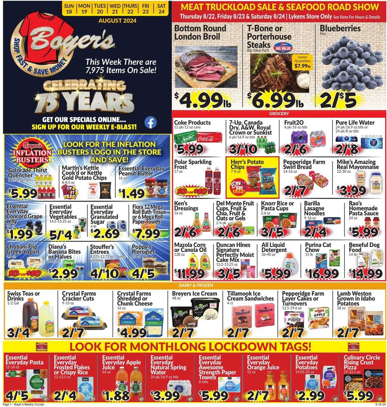 Weekly ad Boyer's 08/18/2024 - 08/24/2024