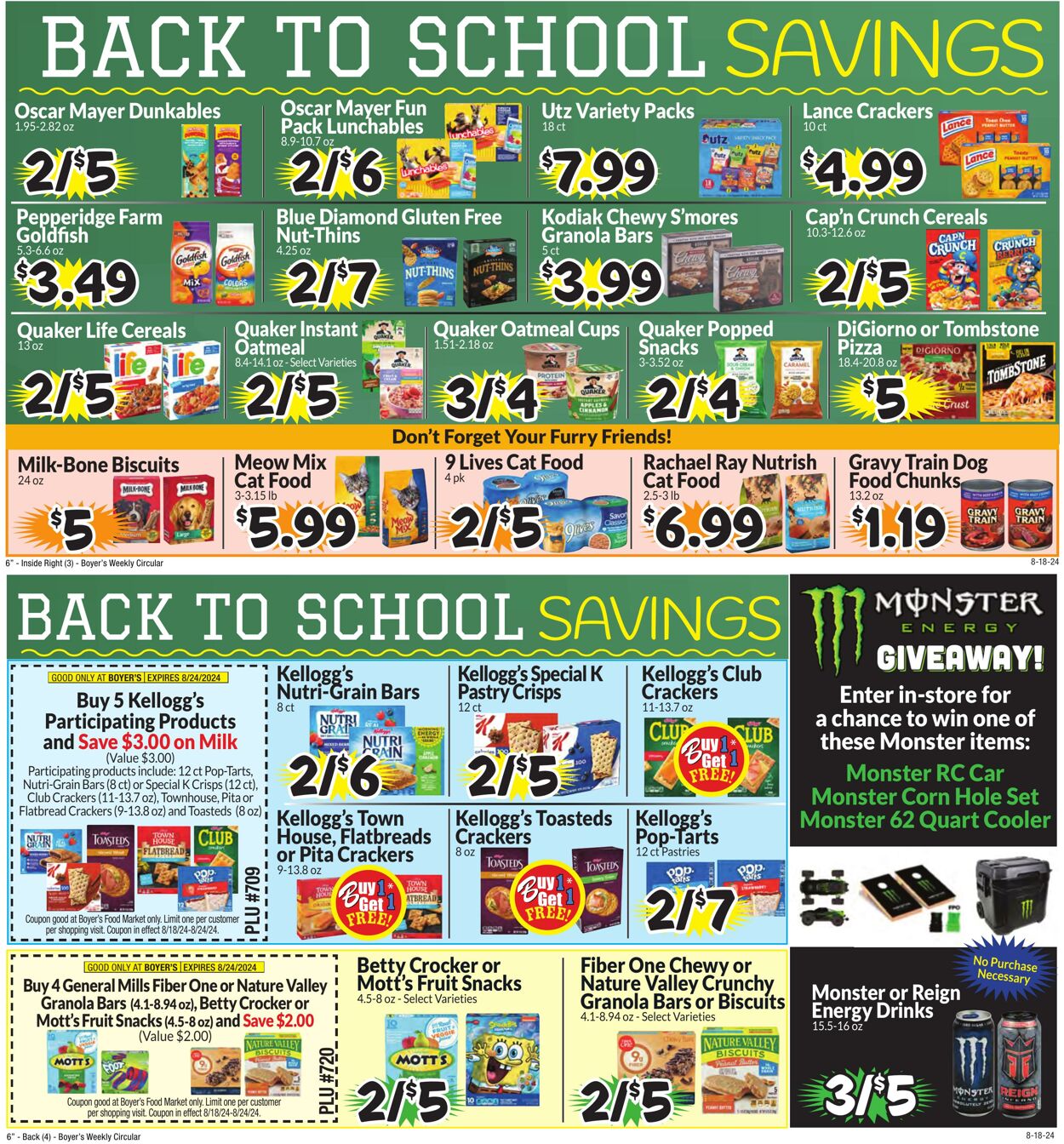 Weekly ad Boyer's 08/18/2024 - 08/24/2024