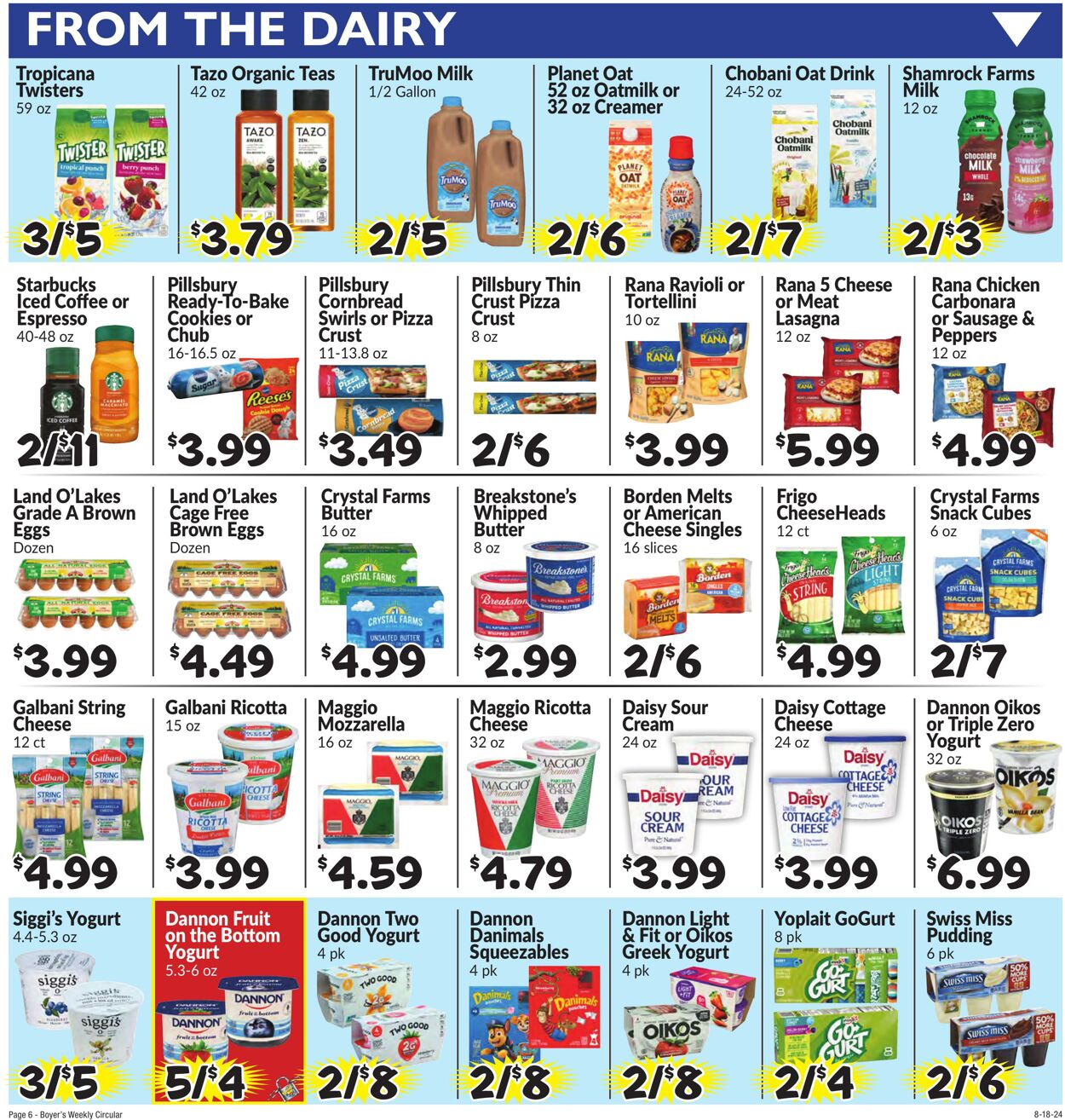 Weekly ad Boyer's 08/18/2024 - 08/24/2024