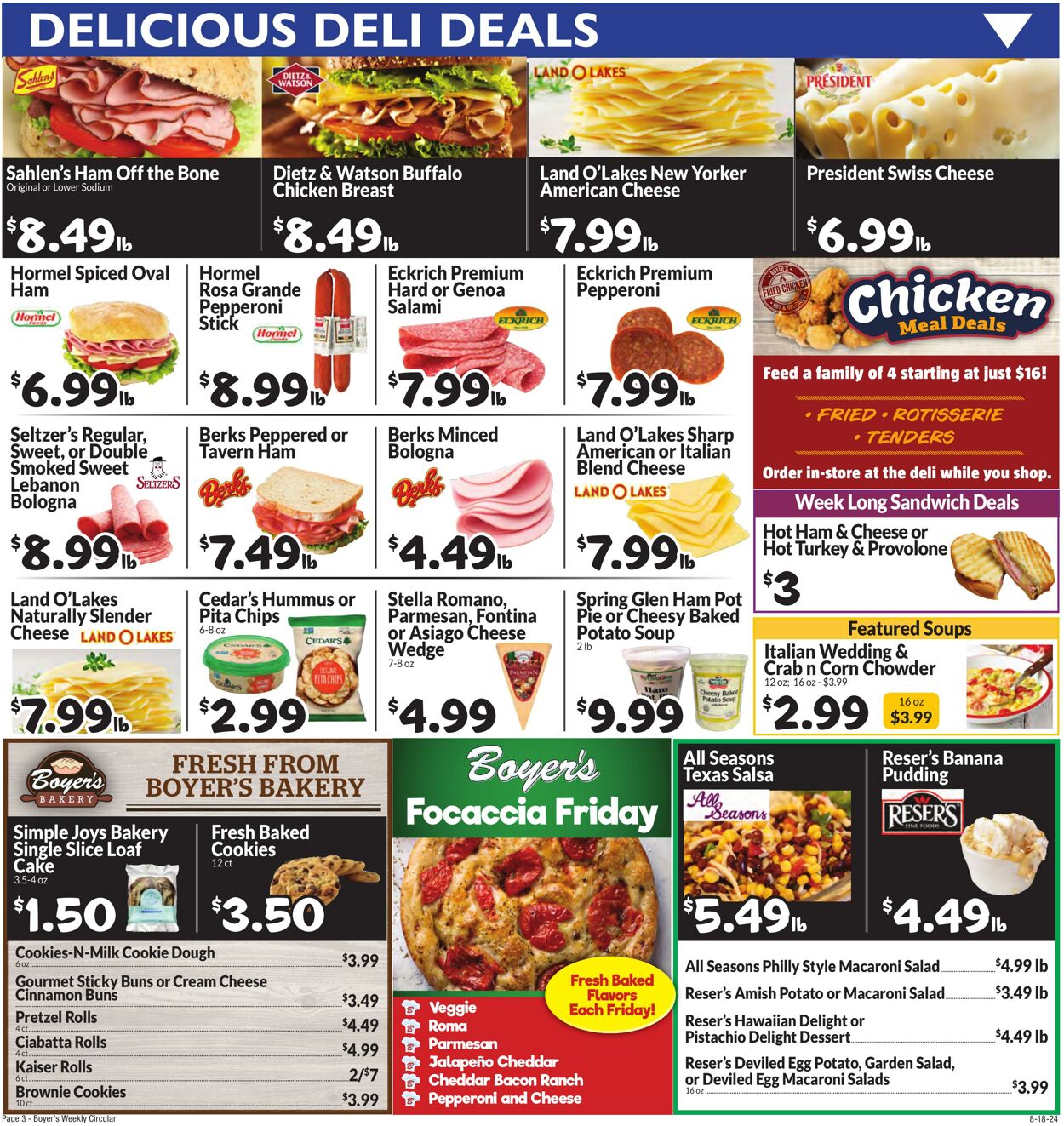 Weekly ad Boyer's 08/18/2024 - 08/24/2024